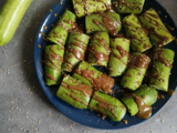 Courgettes froides à l’huile de graines de courges de Syrie