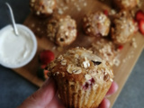 Muffins à la fraise et muesli