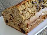 Cake à la farine de châtaigne, aux amandes et aux pépites de chocolat sans gluten et sans lactose