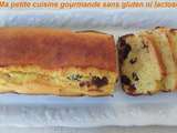 Cake aux fruits secs, à l'orange et au chocolat sans gluten et sans lactose