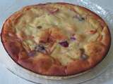 Clafoutis aux abricots et aux cerises sans gluten et sans lactose