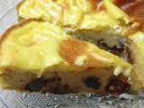 Clafoutis aux pruneaux, aux raisins secs et rhum sans gluten et sans lactose