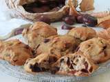 Cookies à la farine de châtaigne et aux pépites de chocolat blanc et noir sans gluten ni lactose