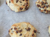 Cookies banane, noix de coco et pépites de chocolat