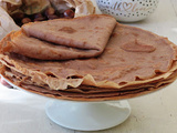 Crêpes à la farine de châtaigne