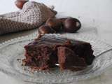 Fondant marron-chocolat sans gluten ni lactose