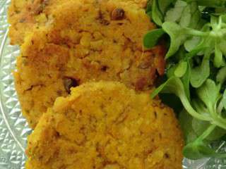 Galettes de patates douces au millet sans gluten ni lactose