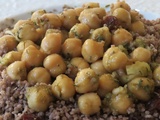 Salade de pois chiches au cumin et couscous de sarrasin