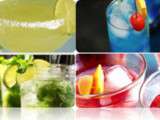 Idées de cocktails: Mojito, Sex on the beach, Margarita et Blue lagoon