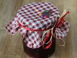 Confiture framboise cassis et pomme