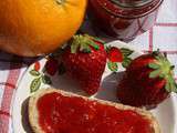 Confiture orange fraise