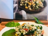 Salade de couscous Isarélien aux herbes et à la mangue