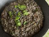 Purée de lentilles du Puy au tahini et au cumin