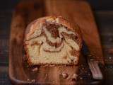 Gâteau marbré au chocolat et à la vanille