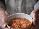 Soupe de lentilles corail à la tomate