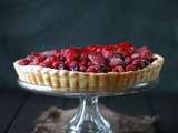 Tarte aux fruits rouges et crème pâtissière