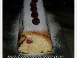 Buche chocolat blanc framboise