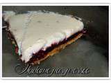 Tarte magique mure vanille