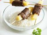 Brochettes de boeuf et de fromage-Yakitori boeuf fromage