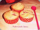 ♥Muffins Girly : framboise-chocolat blanc♥