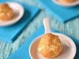 Petits choux au fromage fondu