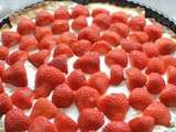 Tarte chantilly aux fraises