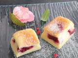 Petits gateaux au yaourt banane et framboises