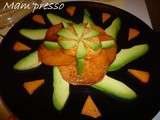 Duo de patate douce et avocat tropical