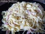 Pâtes  carbonara 