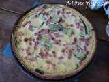 Quiche courgette et lardons