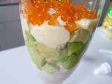 Verrine d'avocat