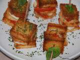 Brochettes mozzarella et tomate