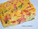 Clafoutis tomate ricotta basilic