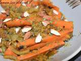 Curry de carottes aux amandes