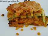 Gratin de lentilles corail et courgettes