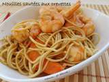 Nouilles sautées aux crevettes