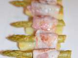 Pomme de terre en sushi d’asperge