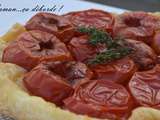 Tarte tatin à la tomate