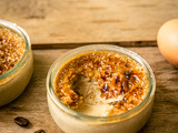 Crème brûlée au café