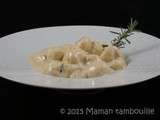 Gnocchetti ricotta sauce citron romarin