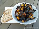 Moules sauce tomate/poivron/bacon