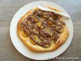 Pizza banane et nutella