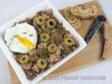 Salade de lentilles au thon et olives