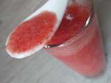 Slush à la fraise