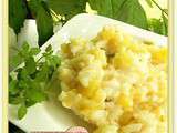 Risotto de tendres Courgettes au Basilic