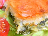 Spanakopita, une tourte grecque aux épinards...et si on se mettait au régime