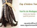 Nouveau partenaire : Cap d’Ambre Vanille