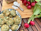 Cookies à la farine de Sarrasin et aux fanes de radis