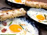 Oeufs en cassolette aux asperges