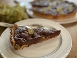 Tarte au chocolat et au Chasselas de Moissac aop